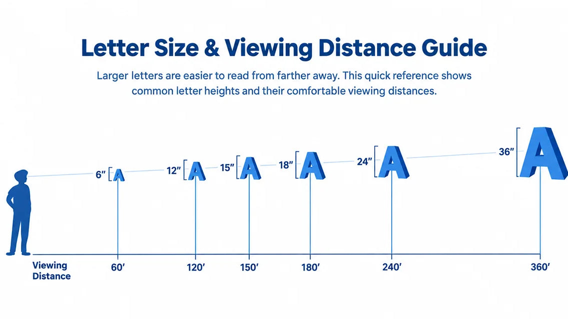 How to Choose the Right Channel Letter Size