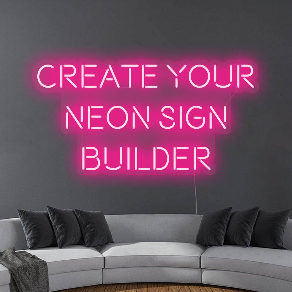 Neon Sign Creating Create your neon sign builder – Rainbow Neon Sign